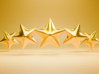 five gold stars